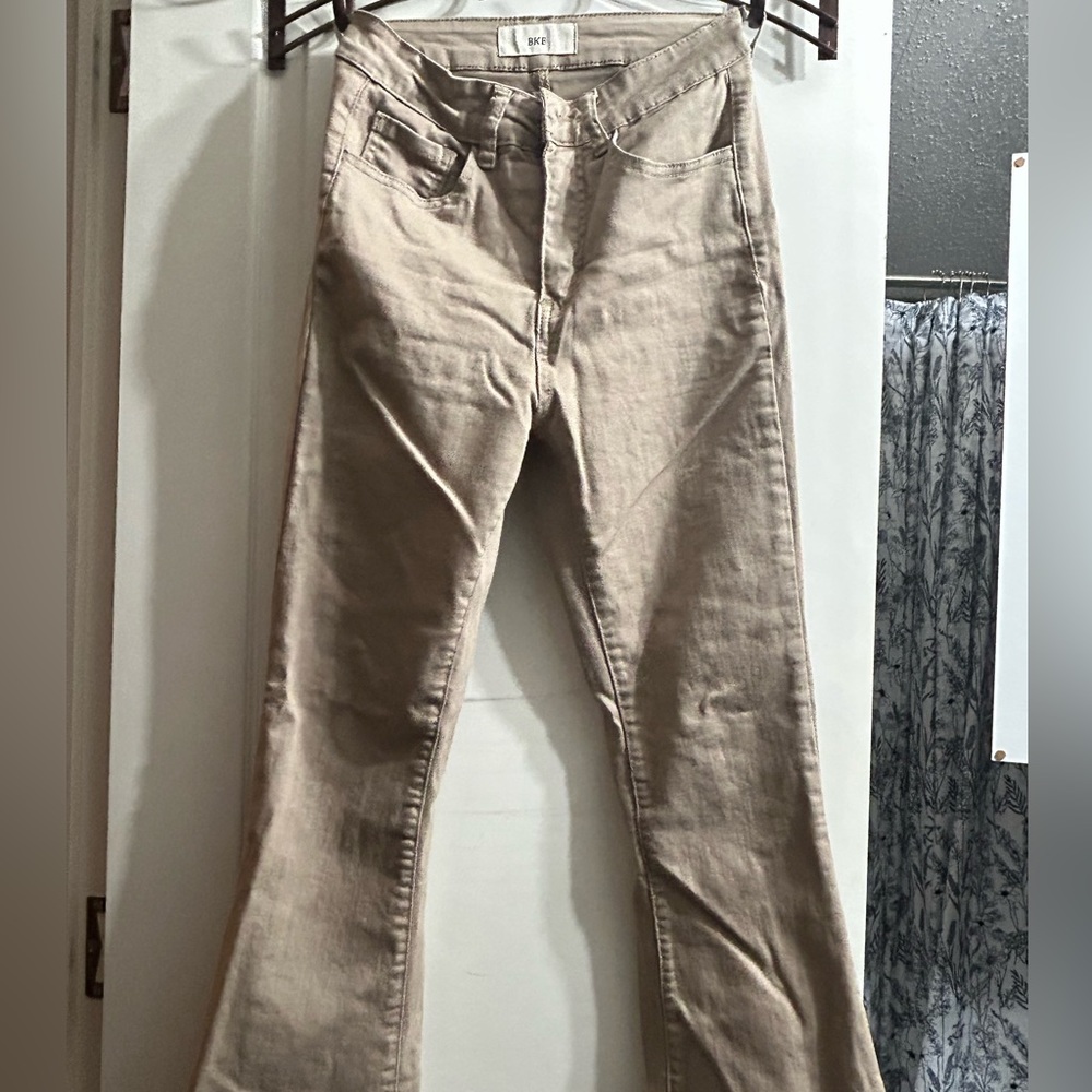 Buckle Flared Pants.